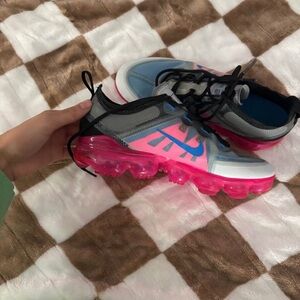 Nike Pink and Gray Athletic Shoes